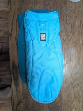 Ruffwear Light Blue Puffer Dog Jacket